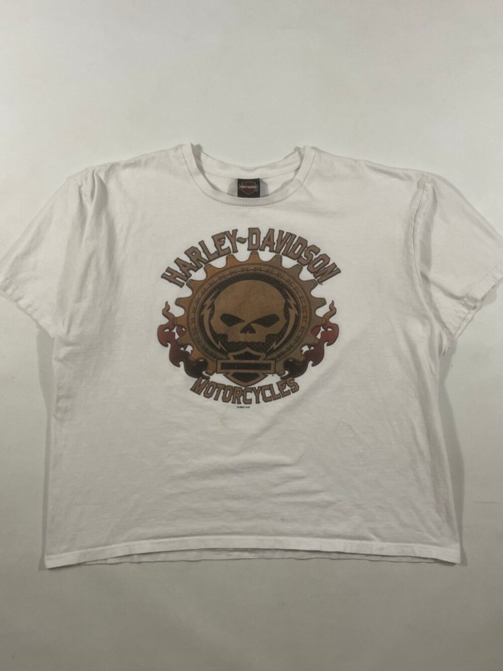 Harley-Davidson Willie G Skull Williams Lebanon NJ White Graphic Tee 3XL